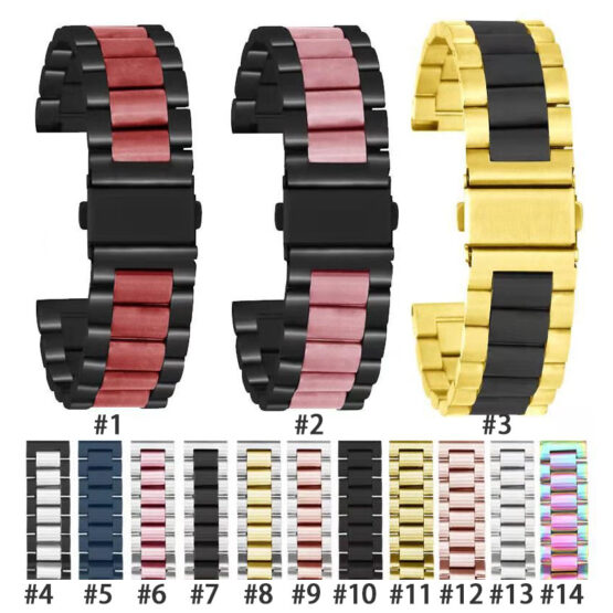 20/22mm Stainless Steel Watch Band For Huawei Watch GT2 JY84001