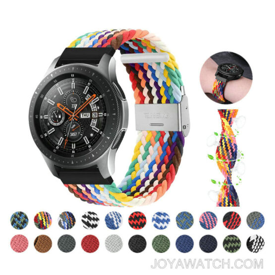 20mm 22mm Nylon Braided Strap For Huawei Watch GT2 JY84002